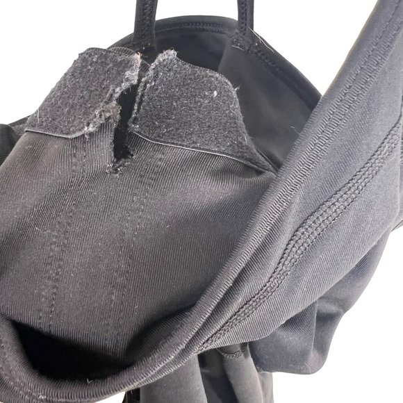 Zella Black Spaghetti Strap Racerback Ruched Long Top Small - Picture 6 of 8